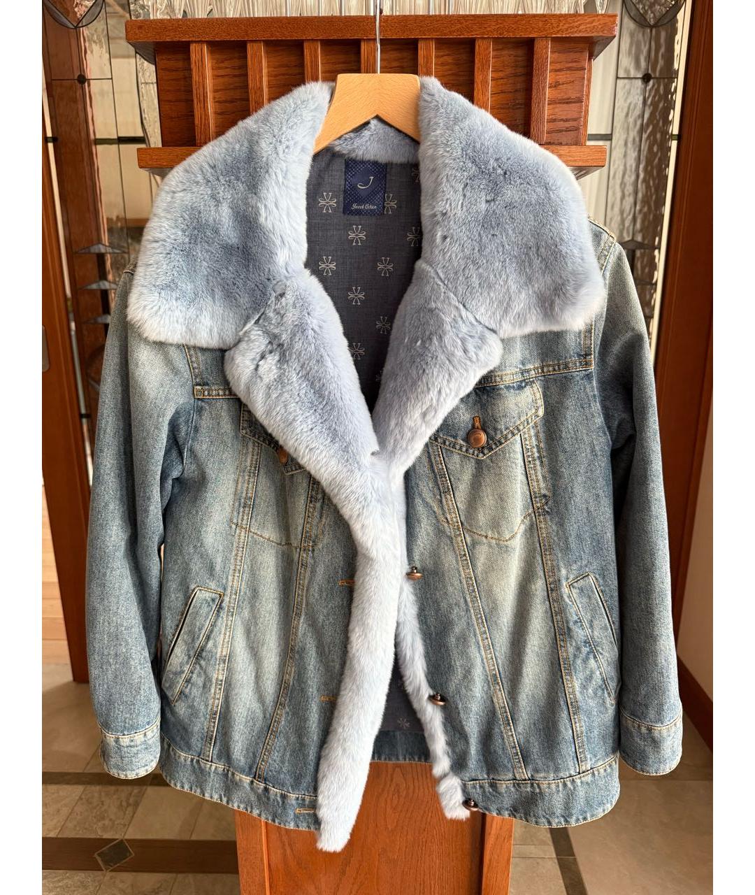JACOB COHEN Голубая деним куртка, фото 6