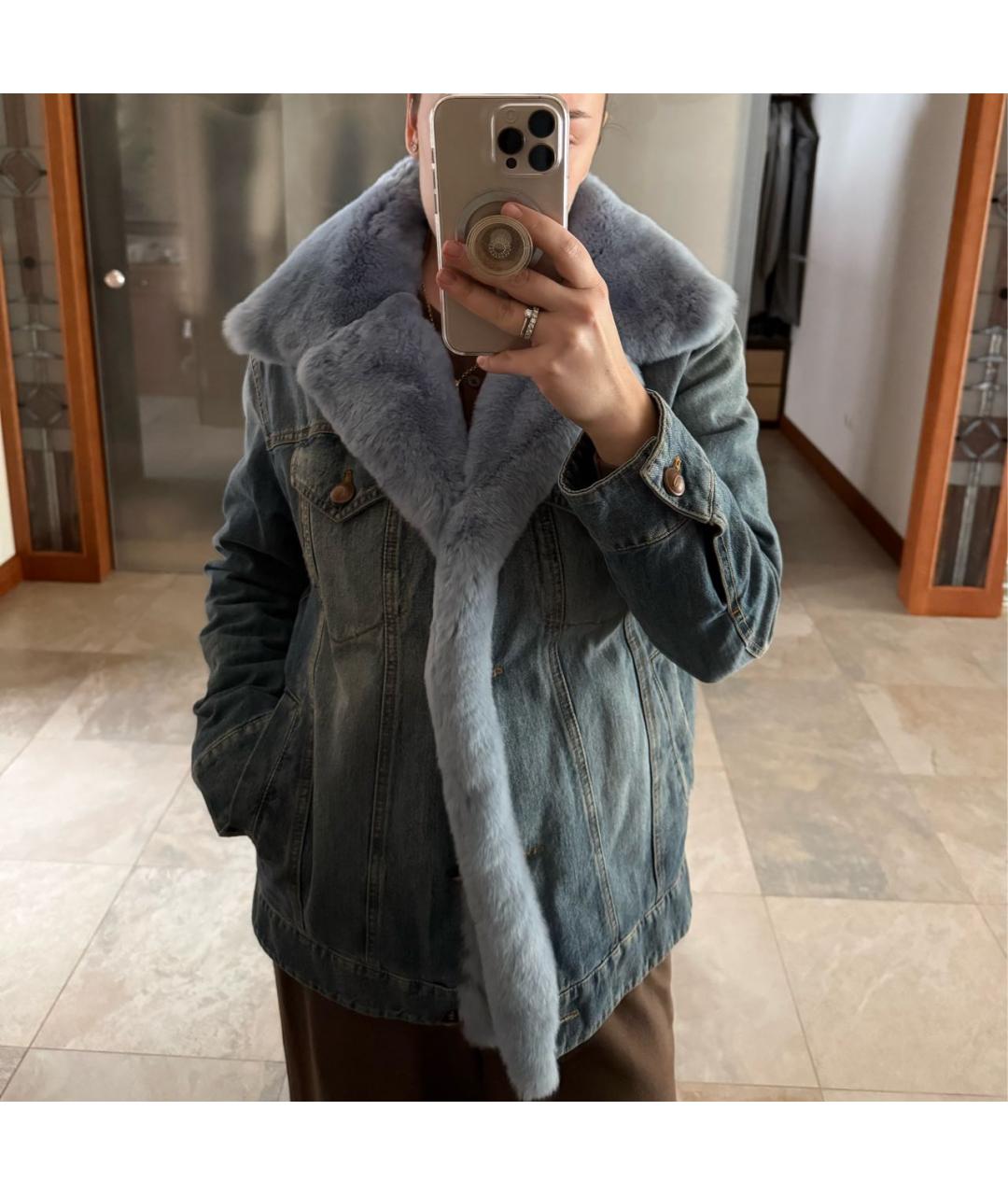 JACOB COHEN Голубая деним куртка, фото 4