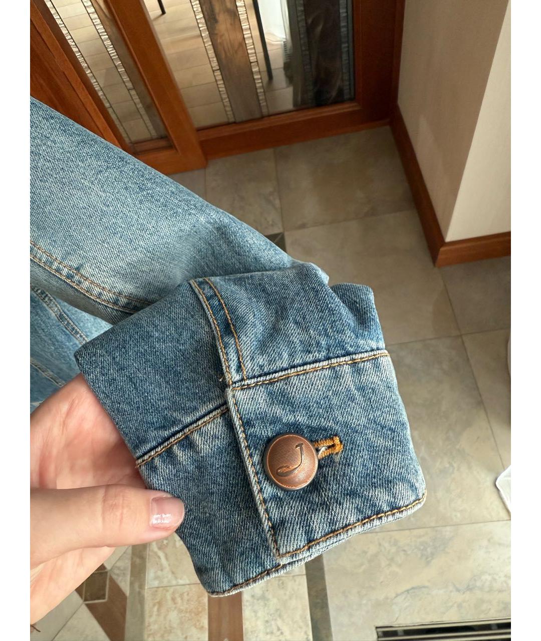 JACOB COHEN Голубая деним куртка, фото 2