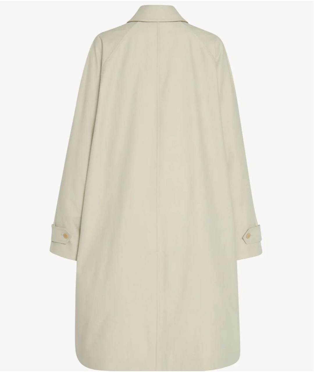 THE ROW Белый хлопковый тренч/плащ, фото 2