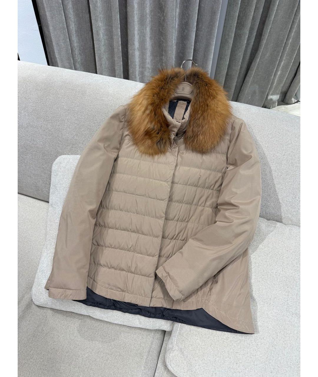 BRUNELLO CUCINELLI Бежевая куртка, фото 2