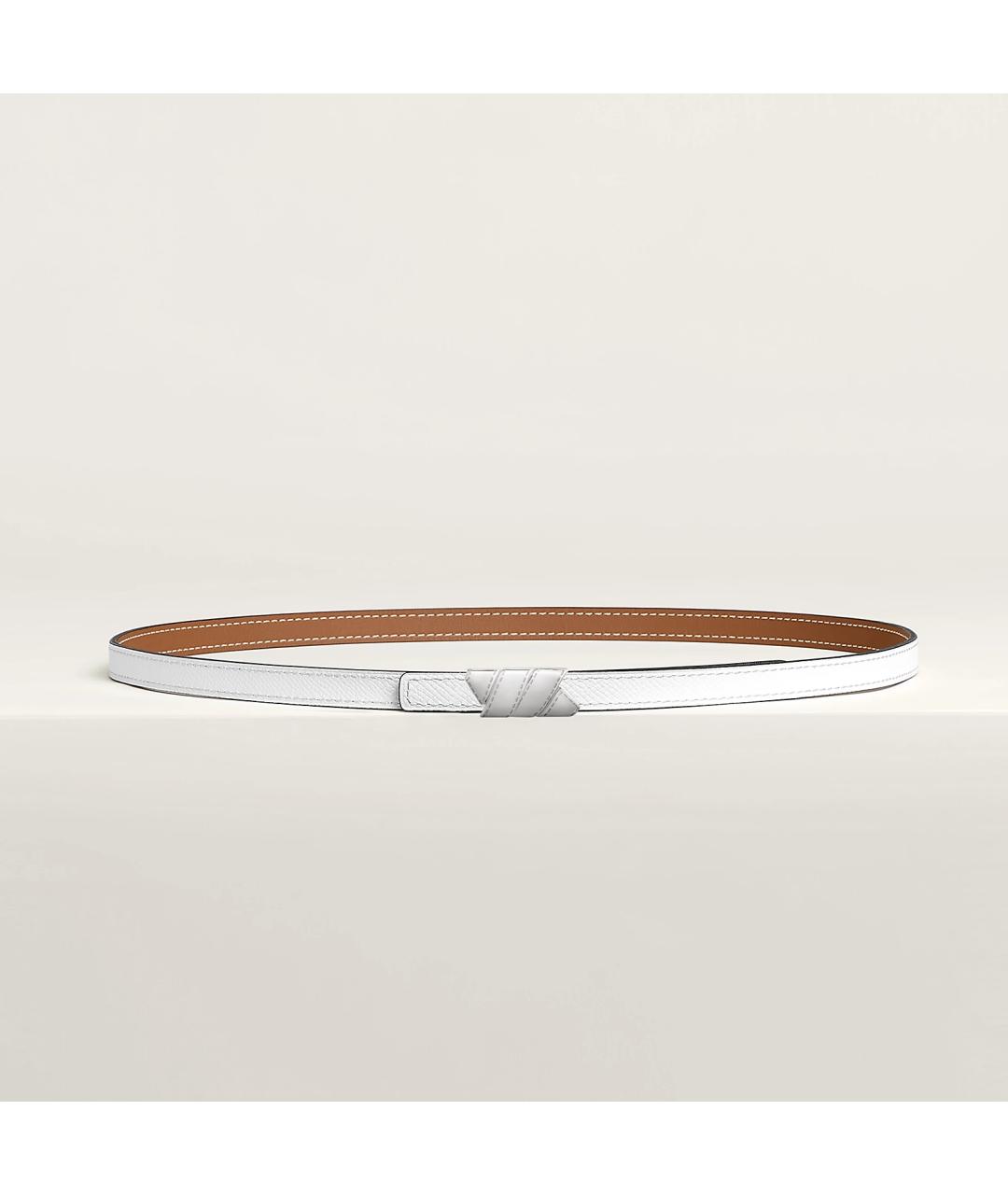 HERMES Коричневый кожаный ремень, фото 2