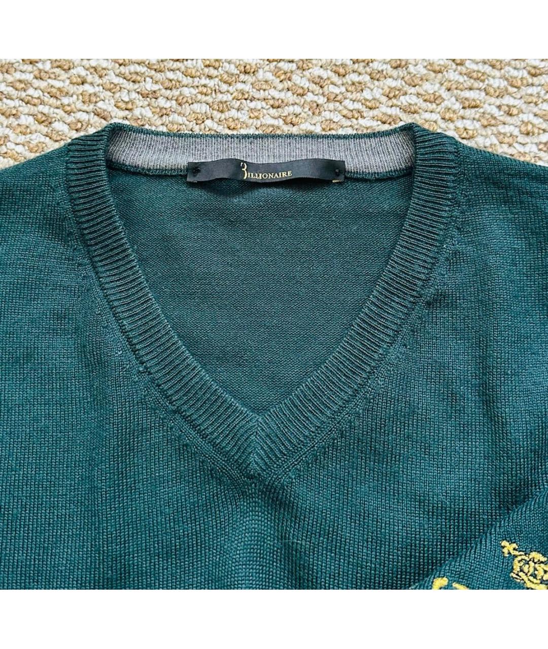 BILLIONAIRE Зеленый джемпер / свитер, фото 3