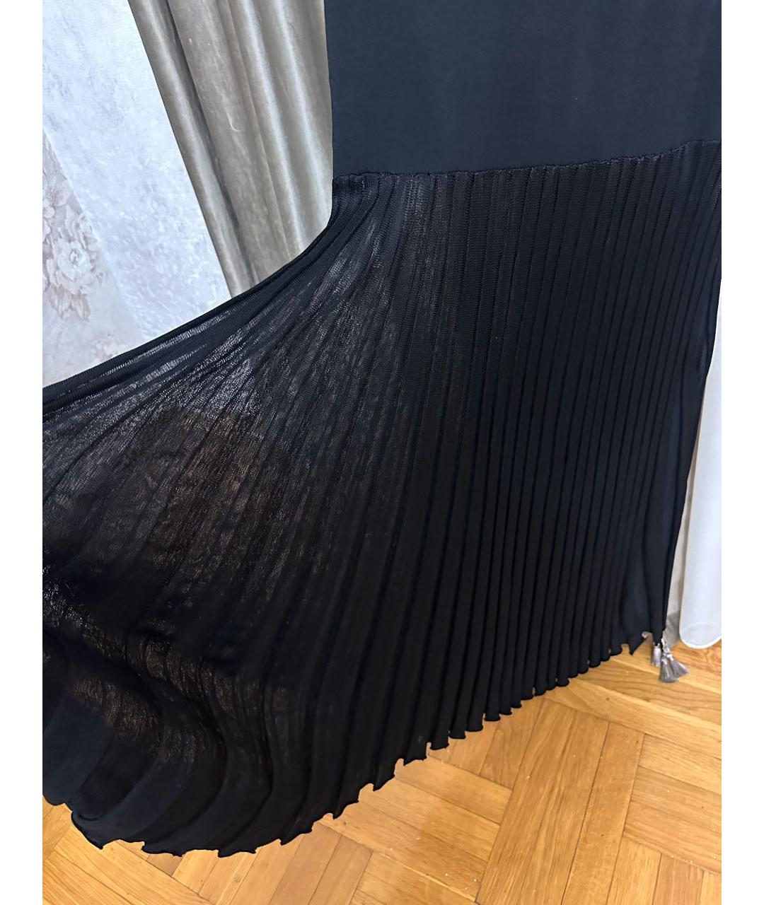 TOTEME Черное вискозное вечернее платье, фото 4