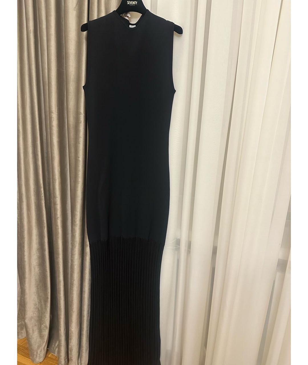 TOTEME Черное вискозное вечернее платье, фото 7