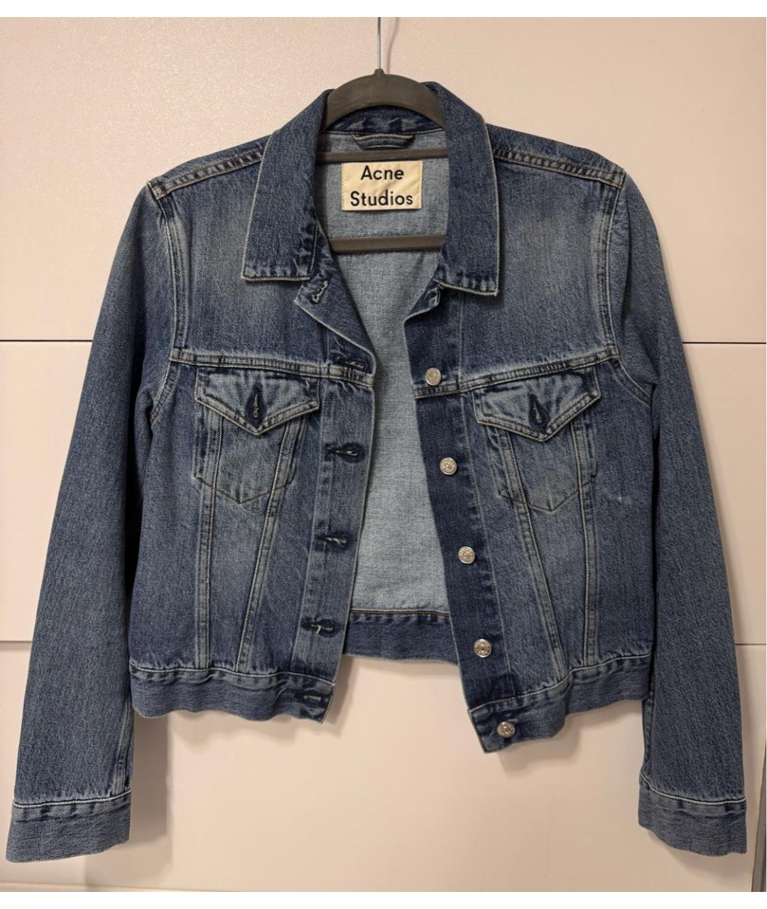 ACNE STUDIOS Синяя деним куртка, фото 9