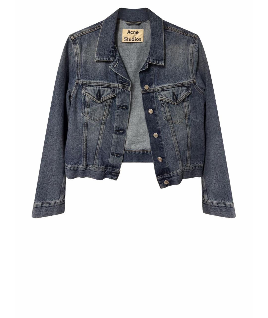 ACNE STUDIOS Синяя деним куртка, фото 1