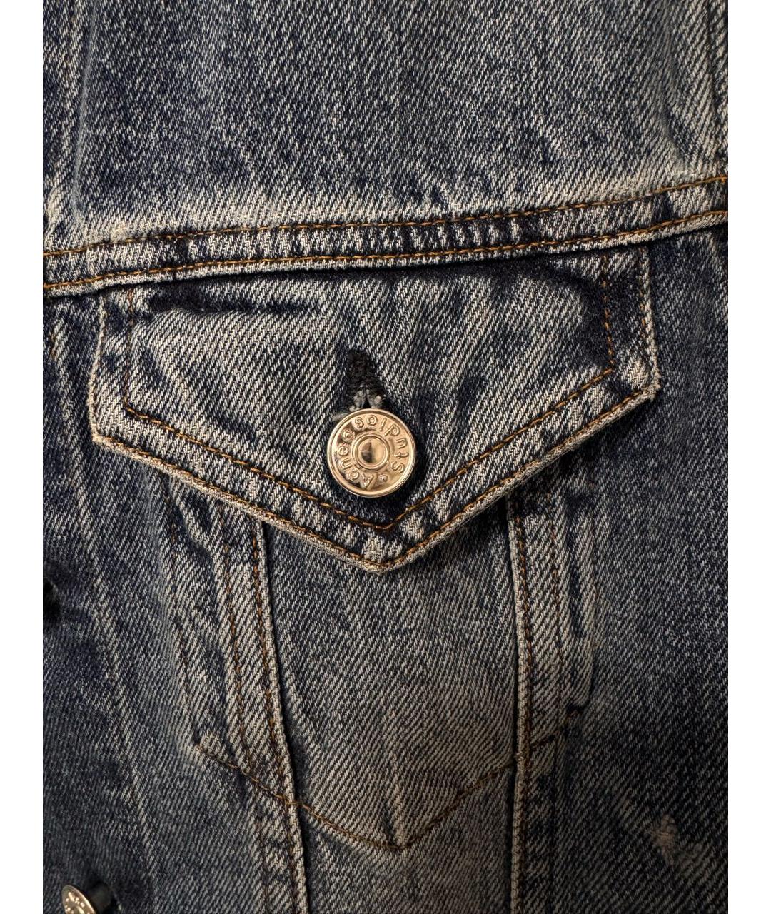 ACNE STUDIOS Синяя деним куртка, фото 4