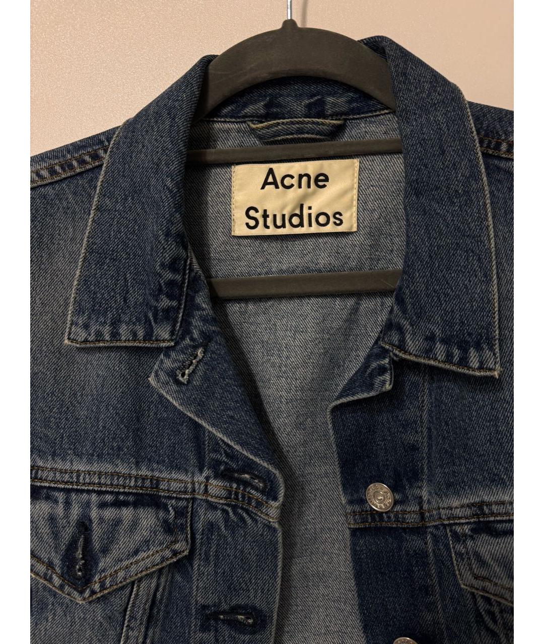 ACNE STUDIOS Синяя деним куртка, фото 3