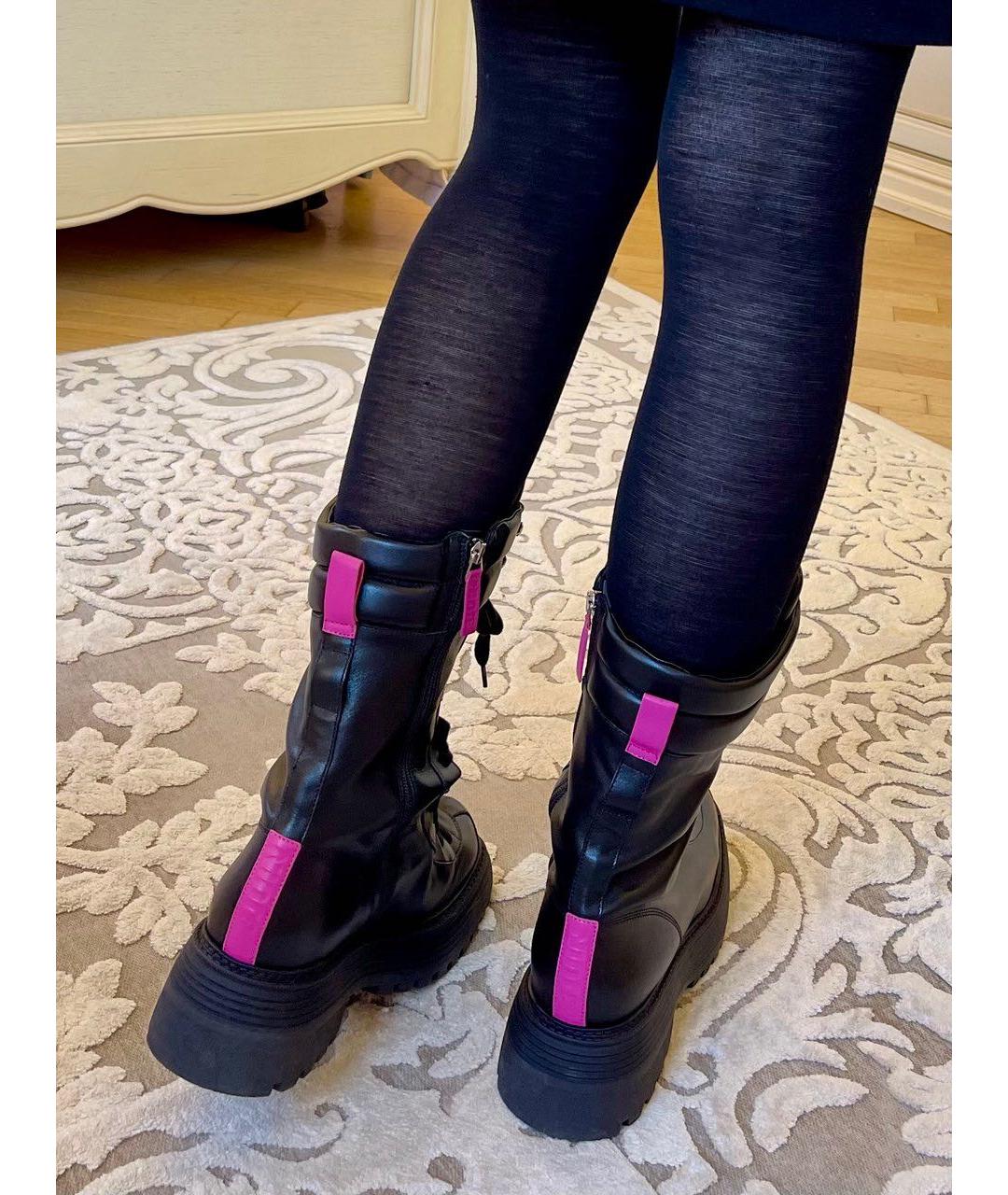 3JUIN Черные кожаные ботинки, фото 4