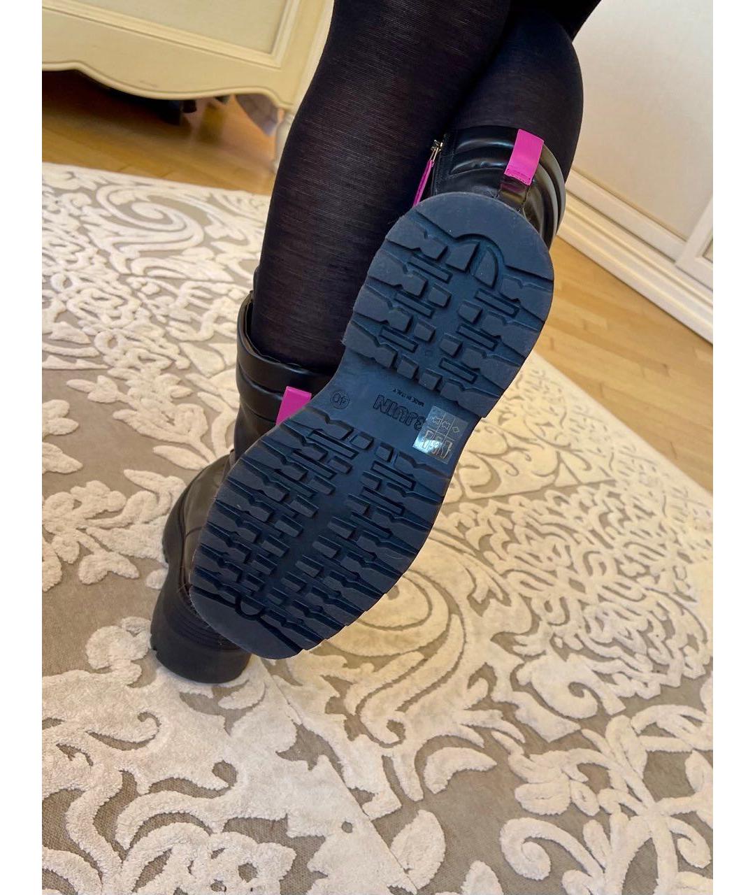 3JUIN Черные кожаные ботинки, фото 6