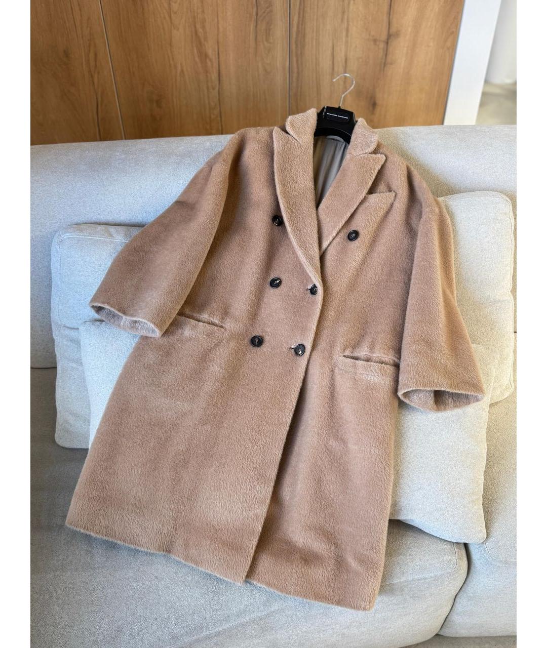 BRUNELLO CUCINELLI Бежевое пальто, фото 3