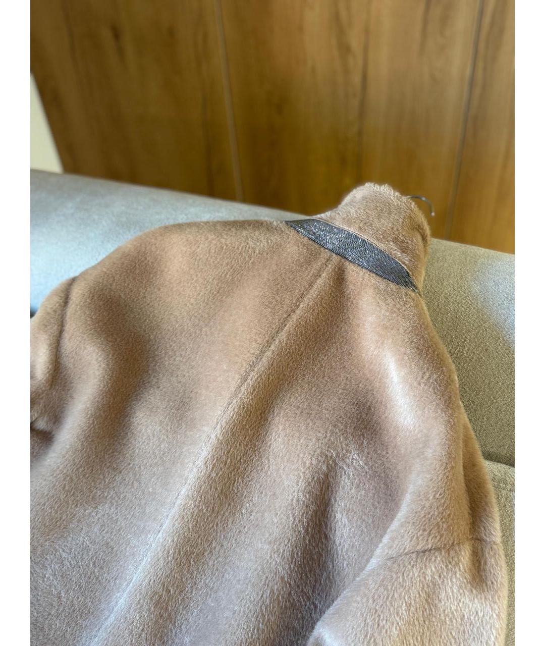 BRUNELLO CUCINELLI Бежевое пальто, фото 2