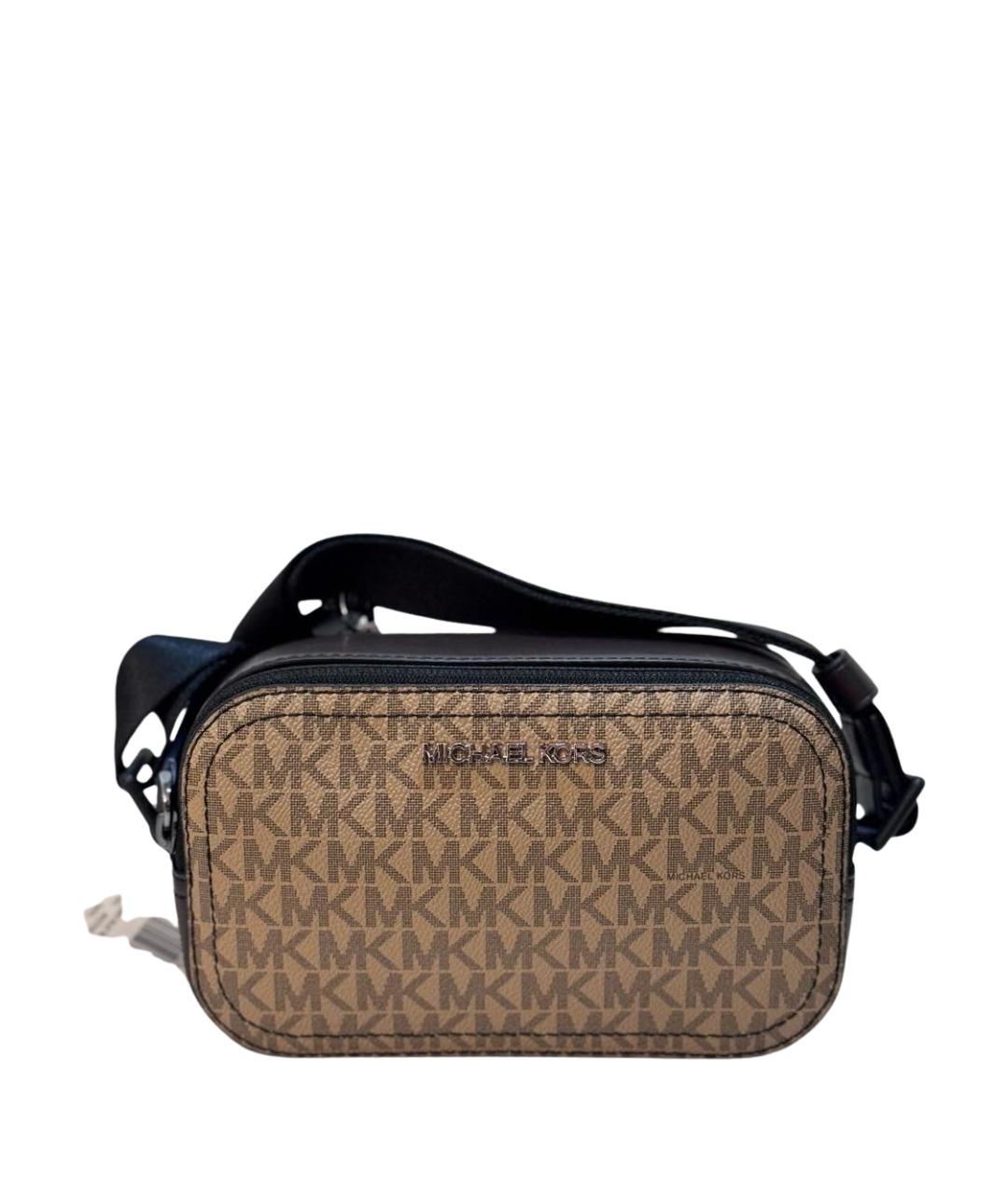 MICHAEL KORS Бежевая сумка на плечо из искусственной кожи, фото 6