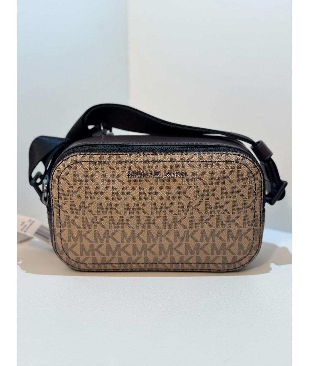 MICHAEL KORS Бежевая сумка на плечо из искусственной кожи, фото 5