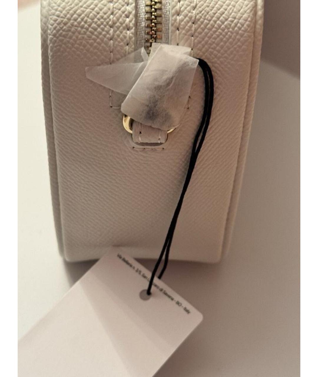 FURLA Белая кожаная сумка через плечо, фото 4