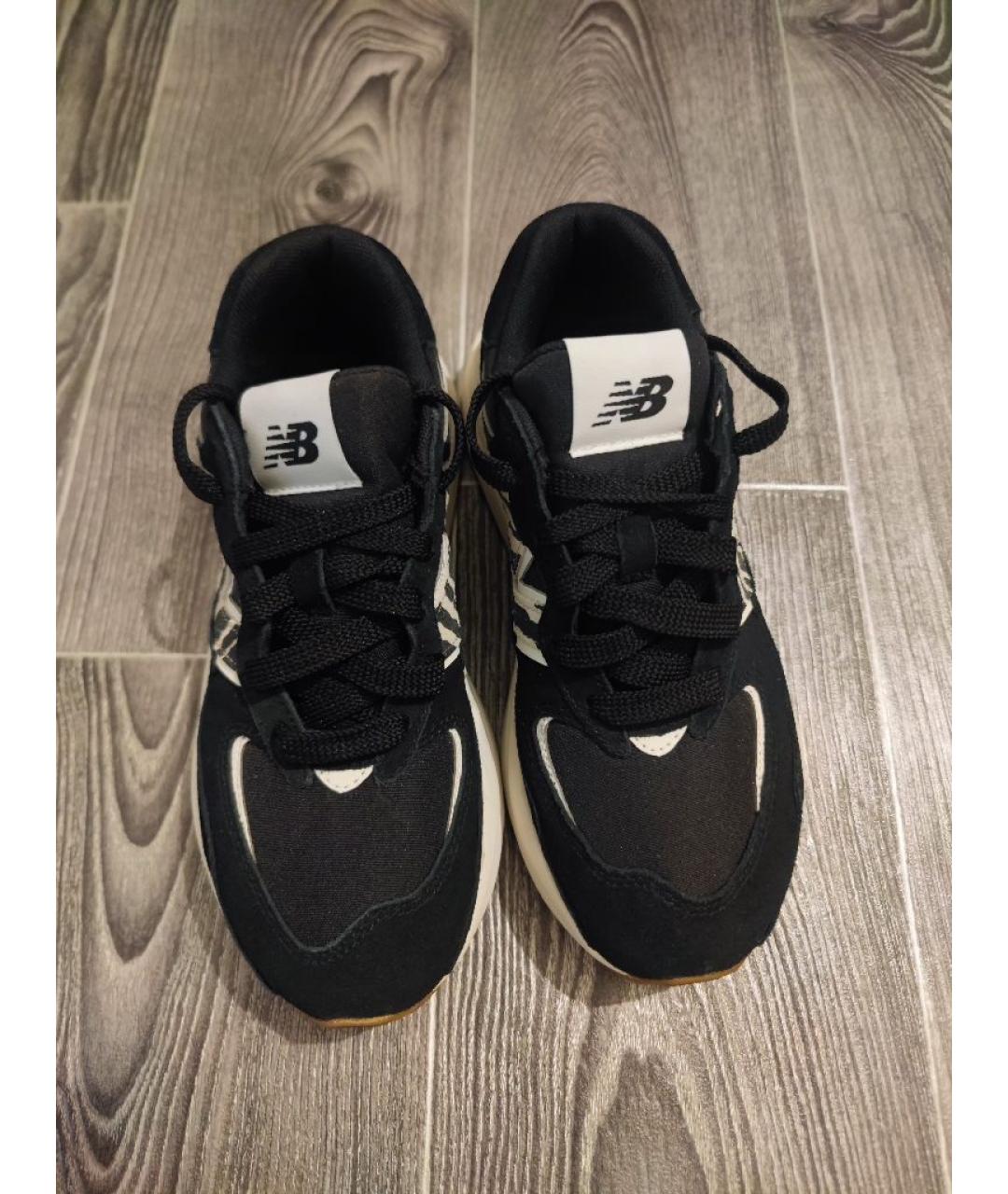 NEW BALANCE Черные замшевые кроссовки, фото 4