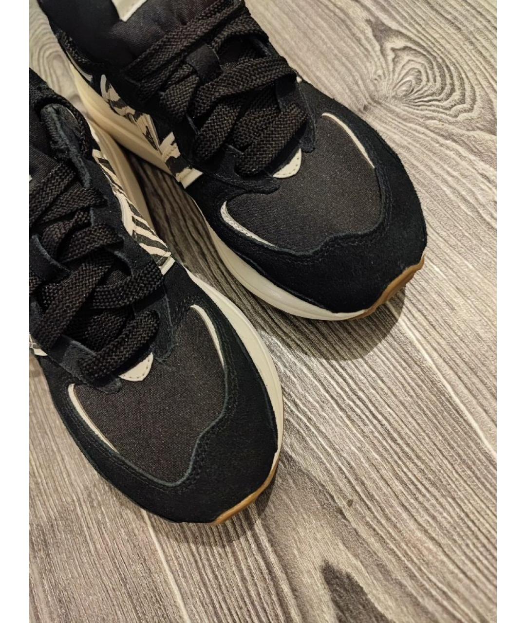 NEW BALANCE Черные замшевые кроссовки, фото 7