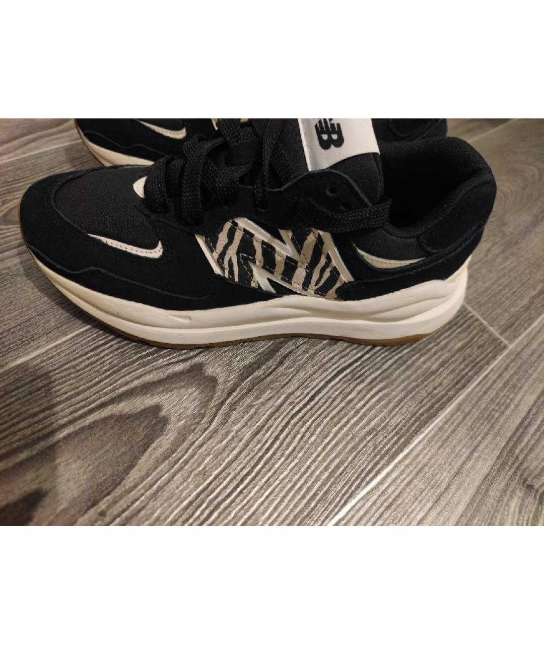 NEW BALANCE Черные замшевые кроссовки, фото 5