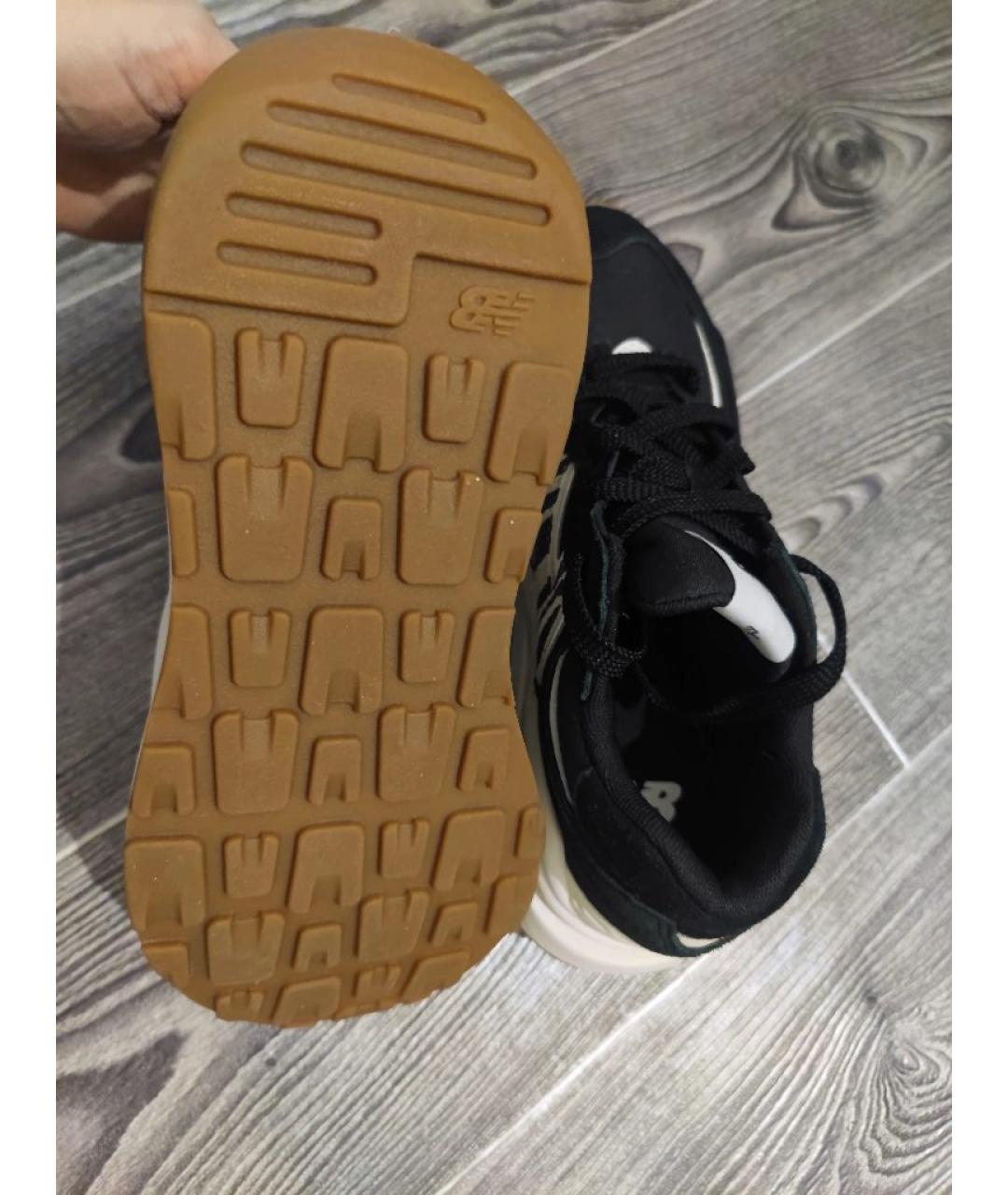 NEW BALANCE Черные замшевые кроссовки, фото 8