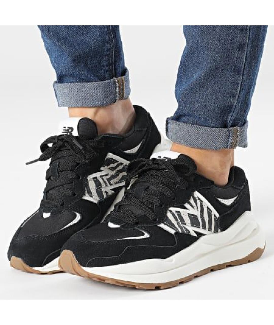 NEW BALANCE Черные замшевые кроссовки, фото 3