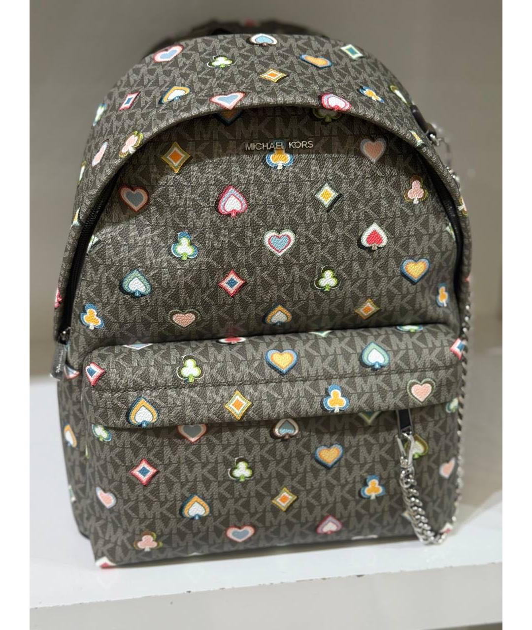 MICHAEL KORS Хаки рюкзак, фото 4