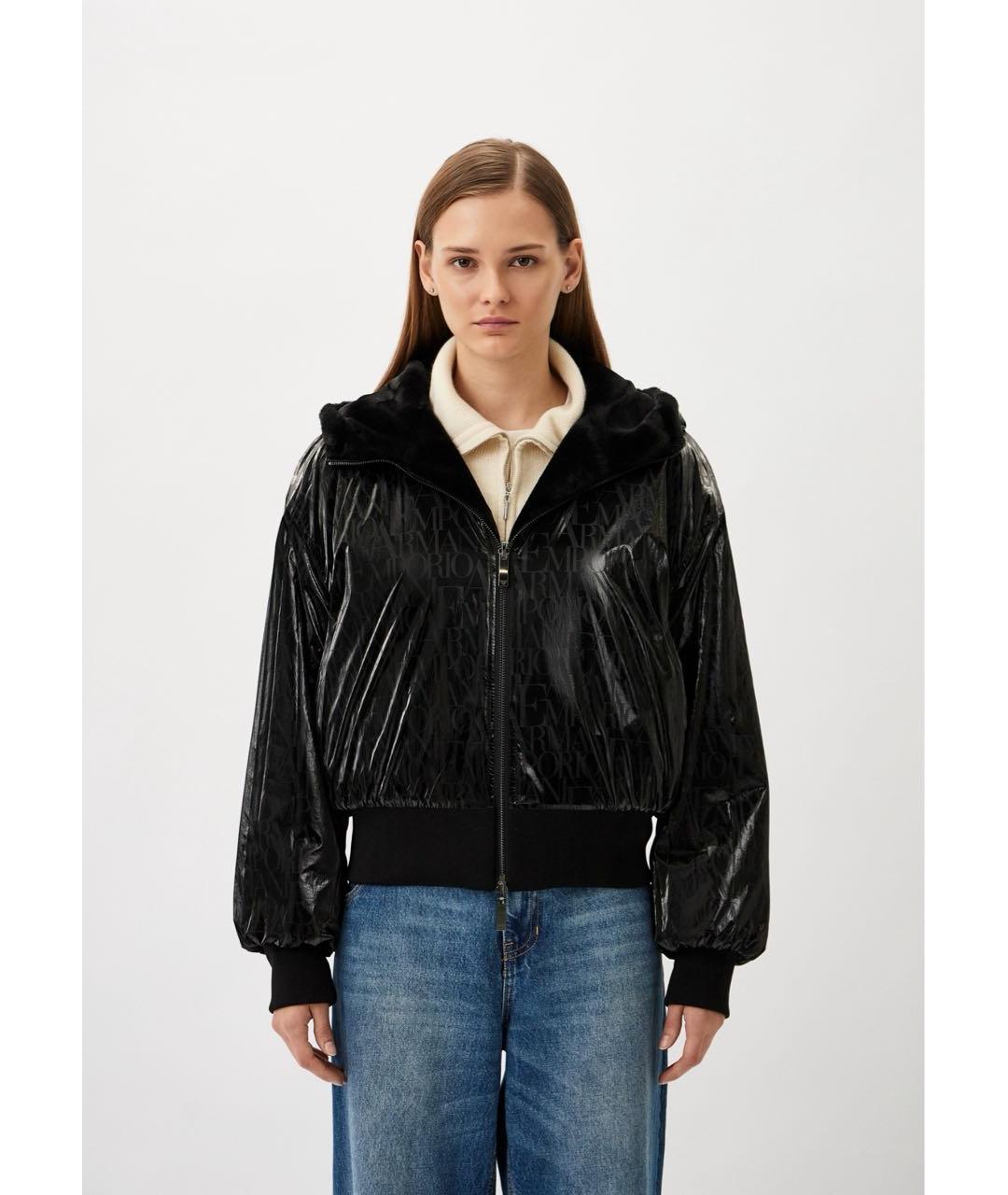 EMPORIO ARMANI Черная куртка, фото 2