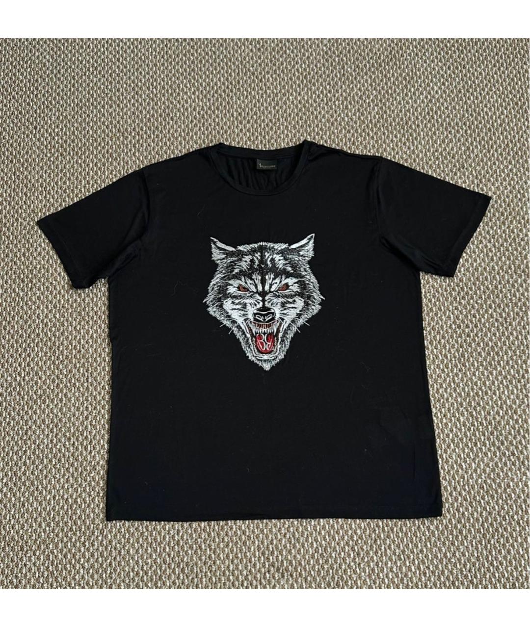 BILLIONAIRE Черная хлопковая футболка, фото 3