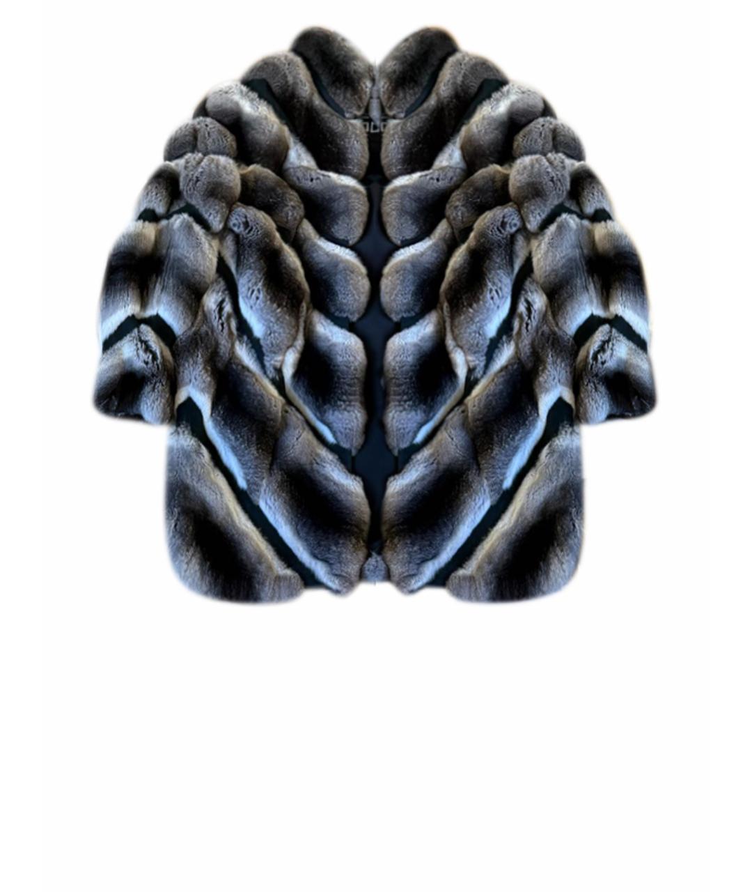 GIULIANA TESO Мульти меховая шуба, фото 1