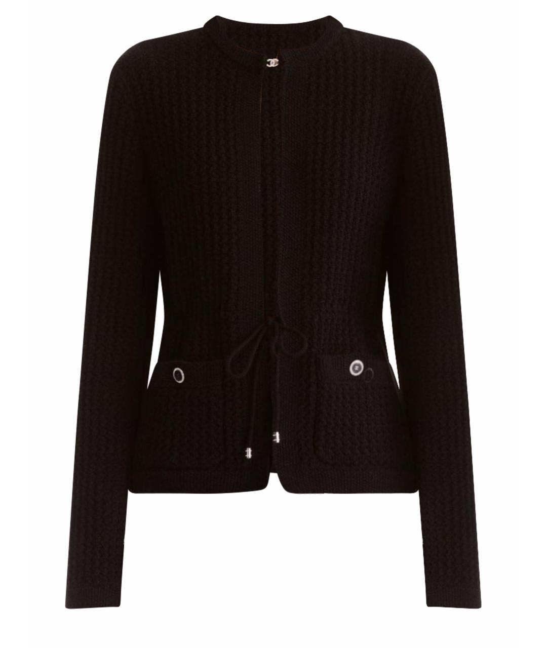 CHANEL Черный хлопковый джемпер / свитер, фото 1