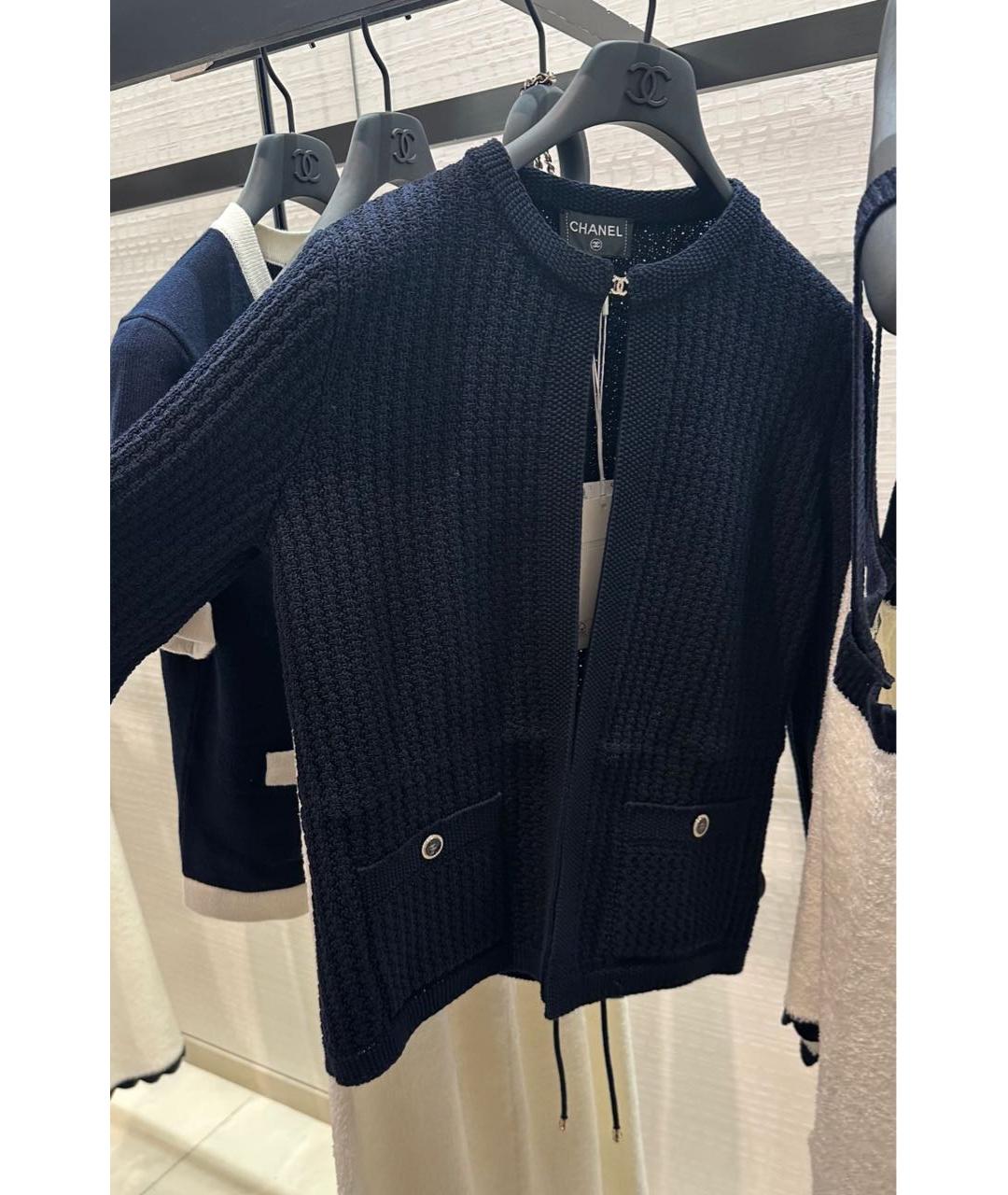 CHANEL Черный хлопковый джемпер / свитер, фото 2