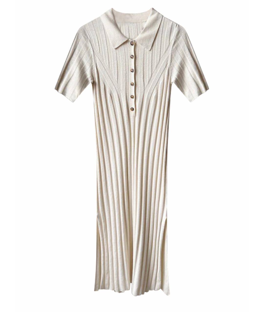 LOULOU STUDIO Белое повседневное платье, фото 1