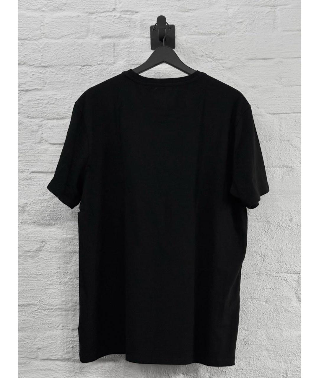 DKNY Черная хлопковая футболка, фото 3