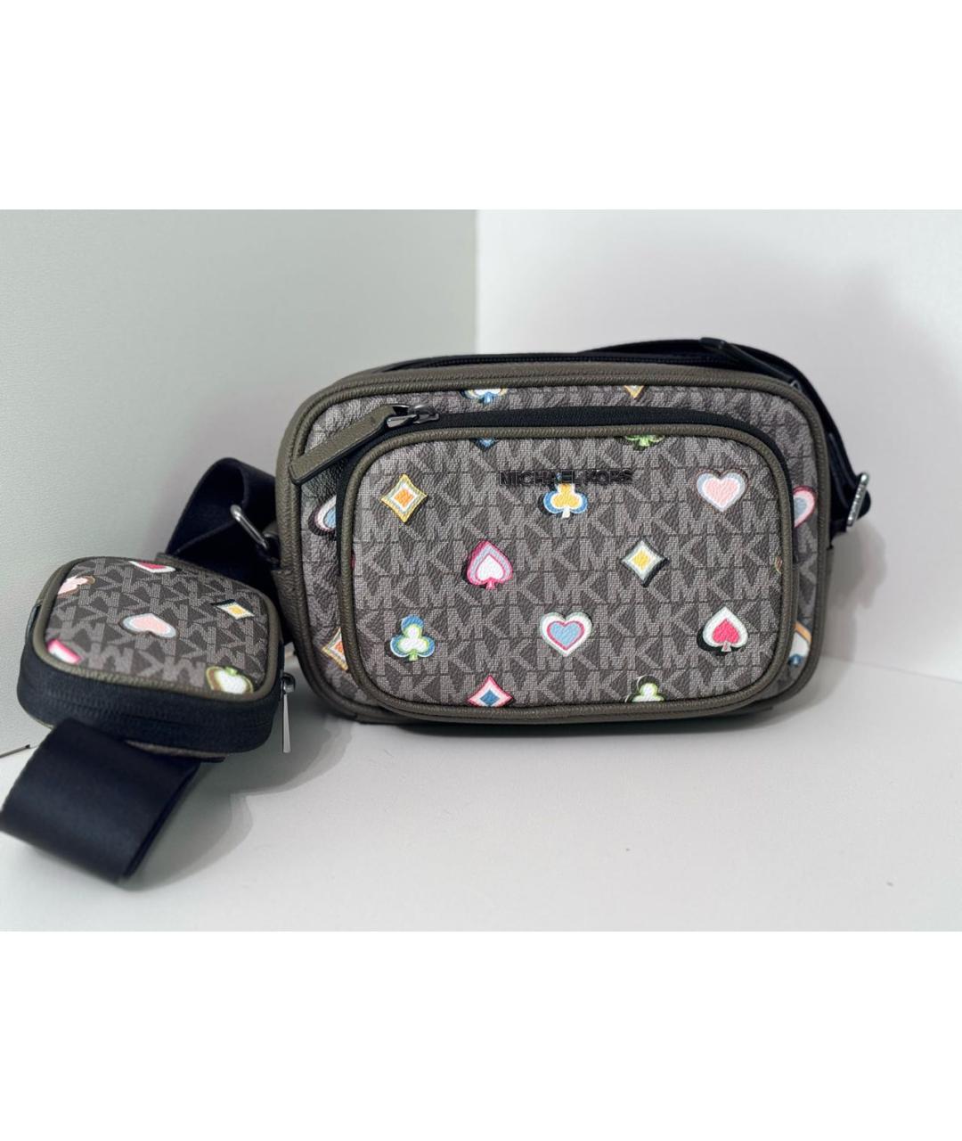 MICHAEL KORS Хаки сумка на плечо, фото 5