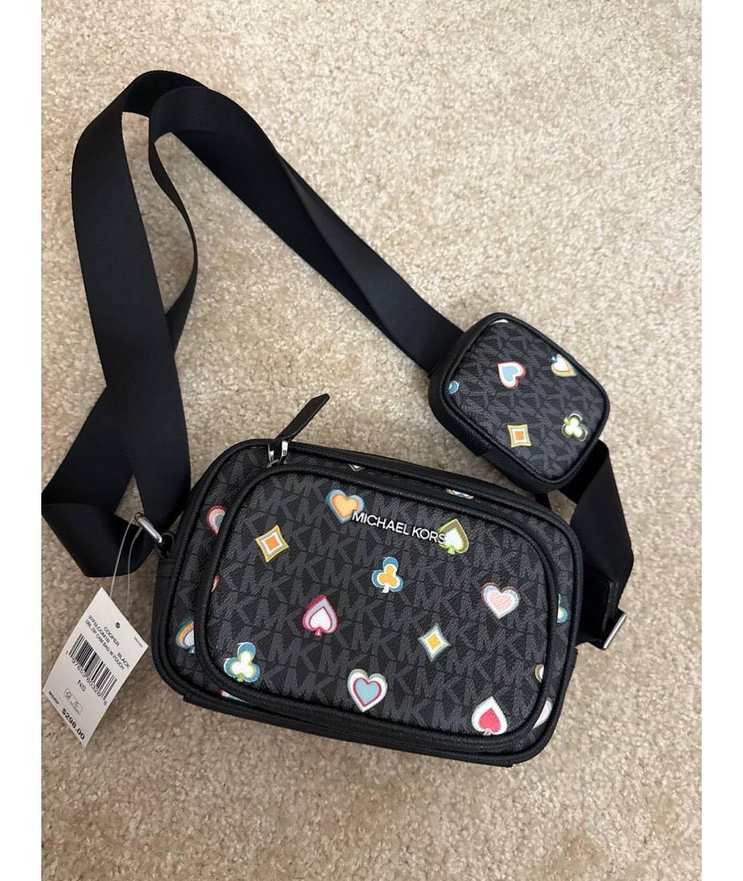 MICHAEL KORS Черная сумка на плечо, фото 2