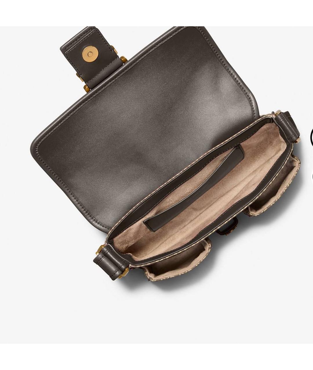 MICHAEL KORS Коричневая сумка с короткими ручками, фото 2