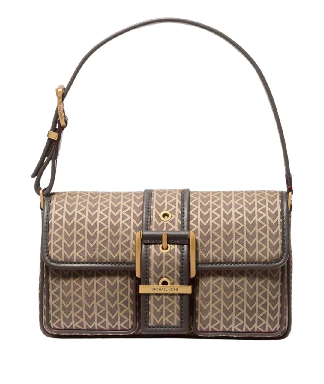 MICHAEL KORS Коричневая сумка с короткими ручками, фото 1