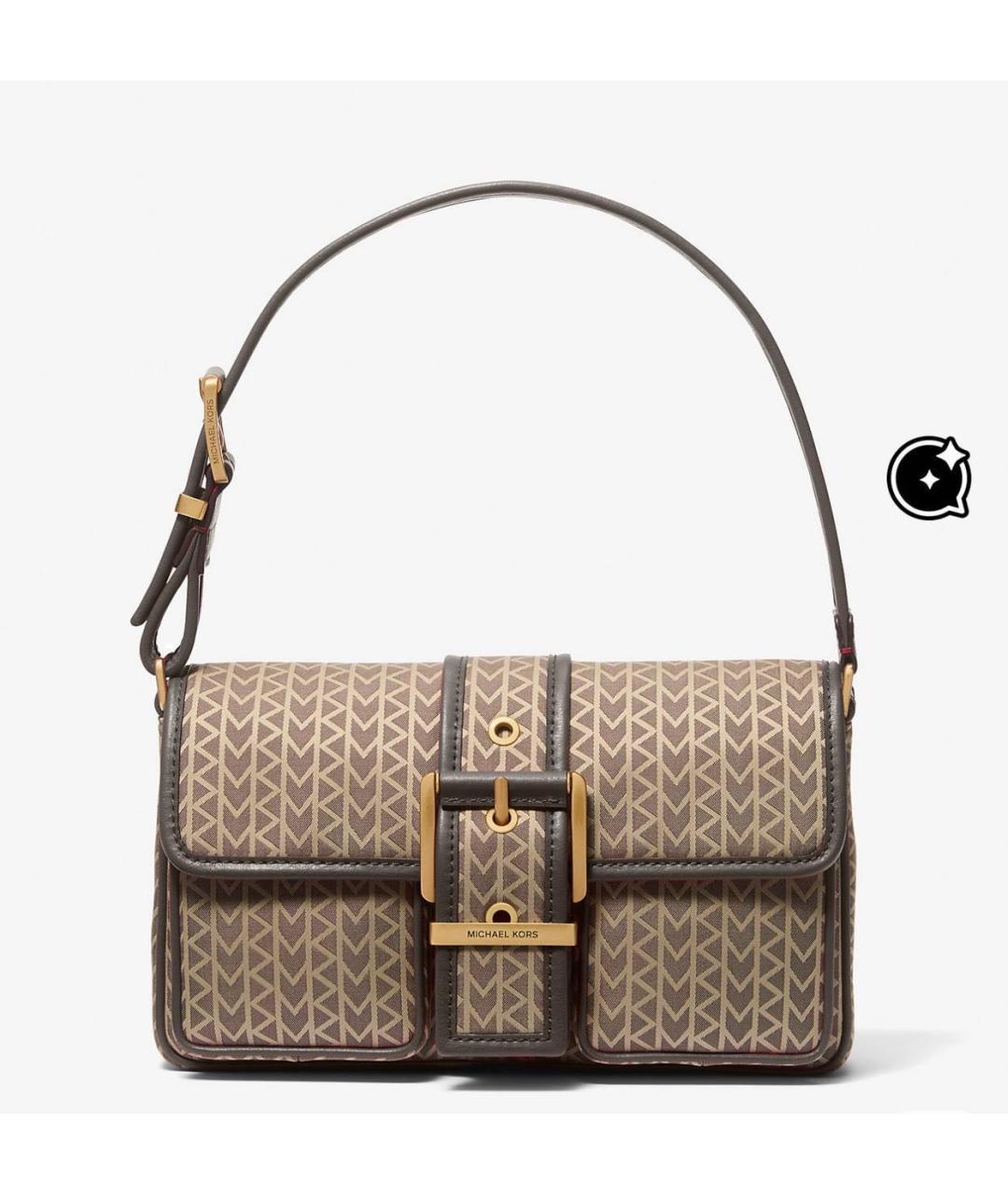 MICHAEL KORS Коричневая сумка с короткими ручками, фото 4