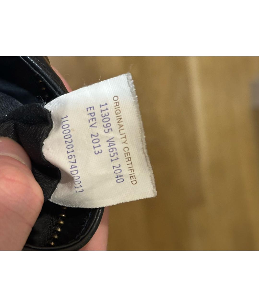 BOTTEGA VENETA Черная кожаная поясная сумка, фото 5