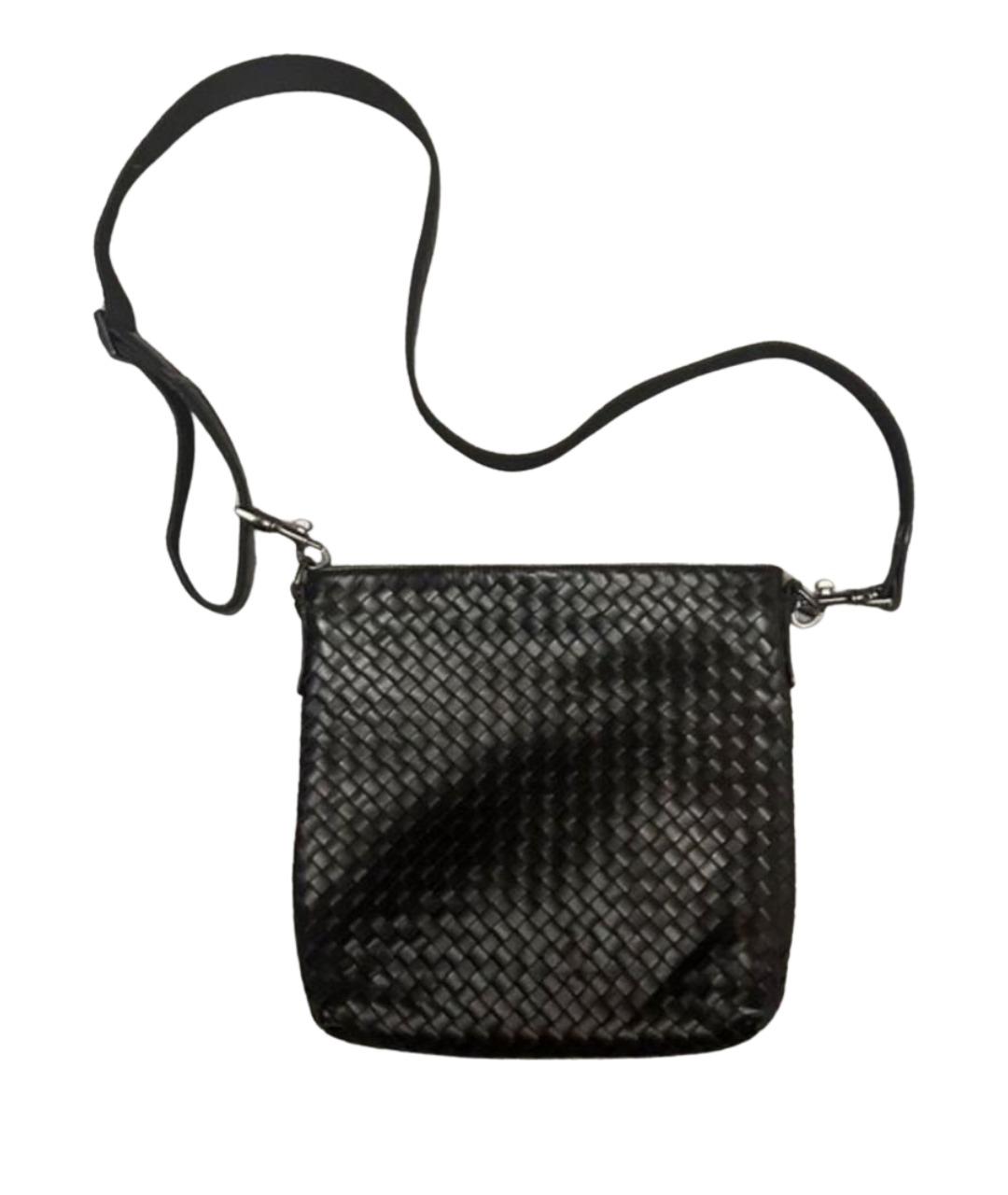 BOTTEGA VENETA Черная кожаная поясная сумка, фото 1