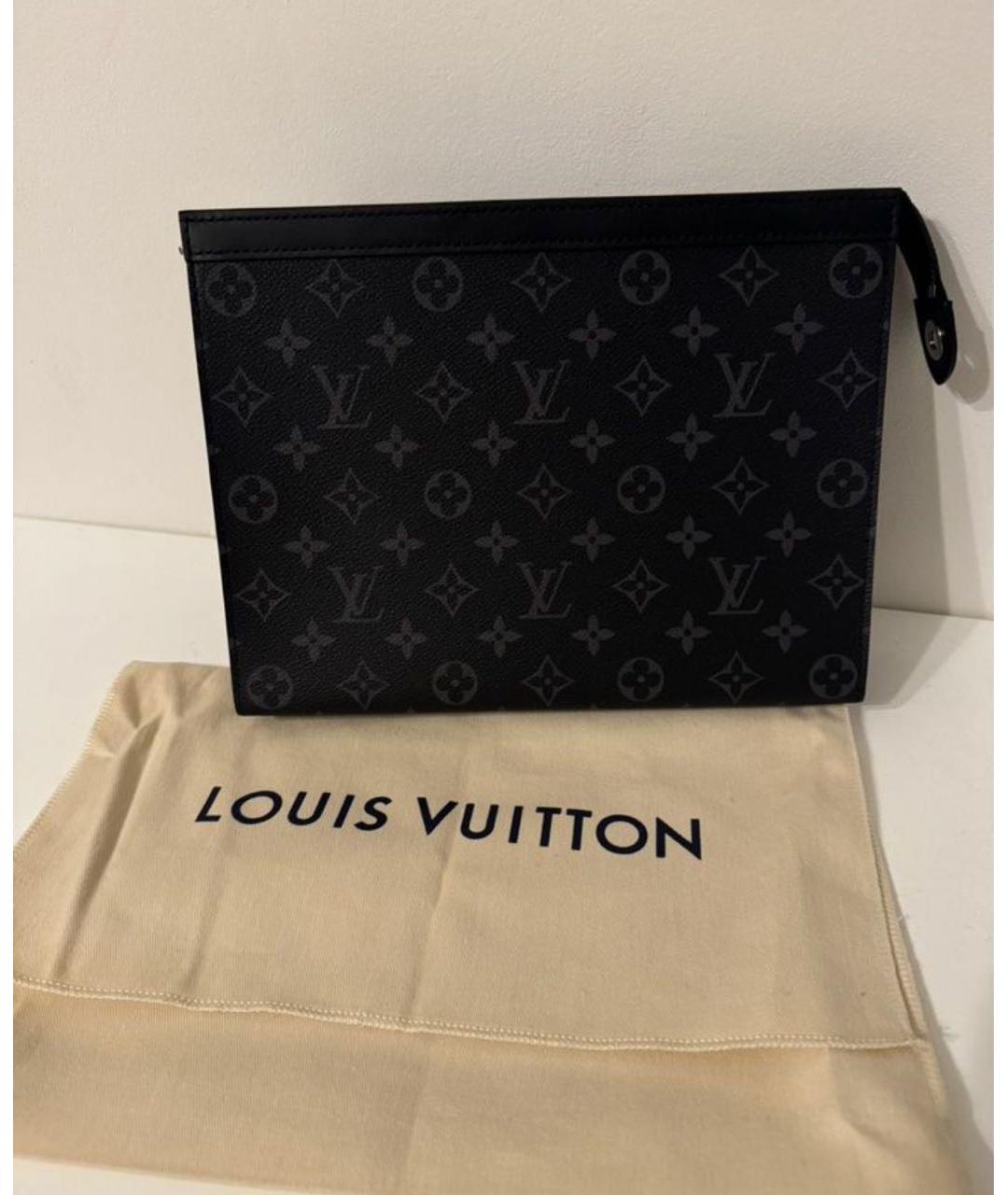 LOUIS VUITTON Черная папка для документов, фото 3