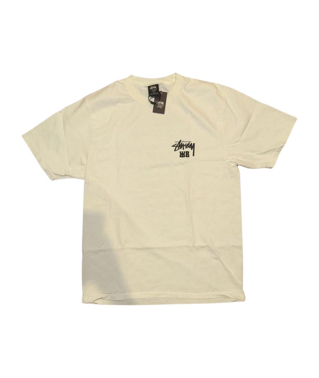 WALES BONNER Бежевая хлопковая футболка, фото 1