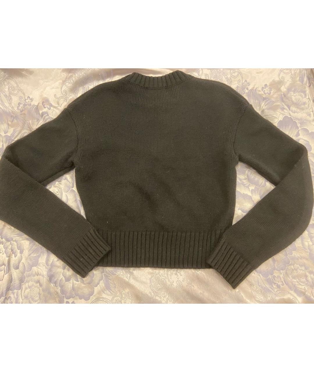 CHANEL Черный шерстяной джемпер / свитер, фото 3