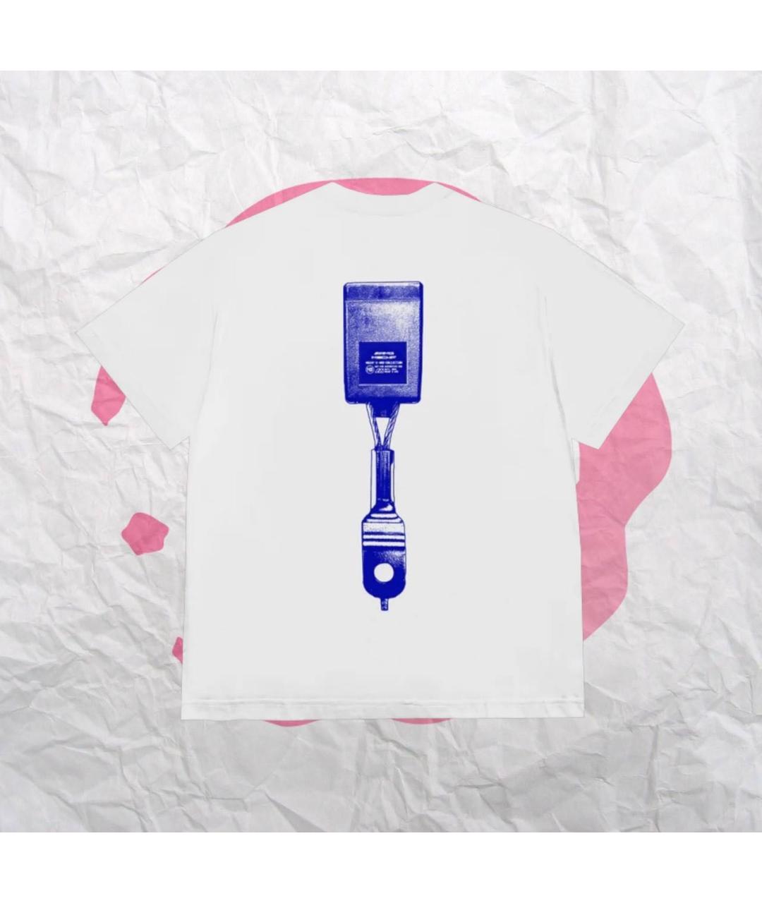 MSCHF Белая хлопковая футболка, фото 2