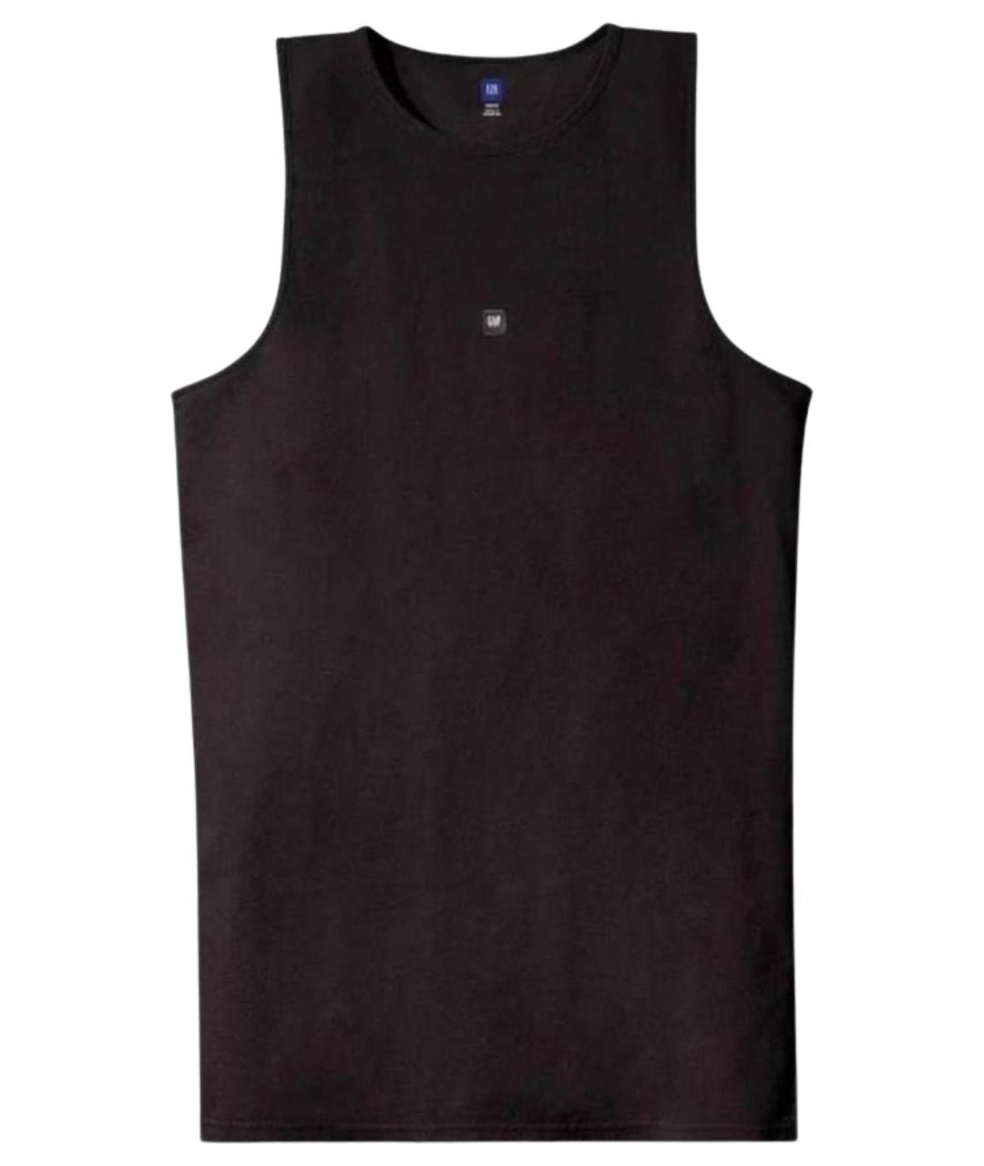 YEEZY Черная хлопковая майка, фото 1