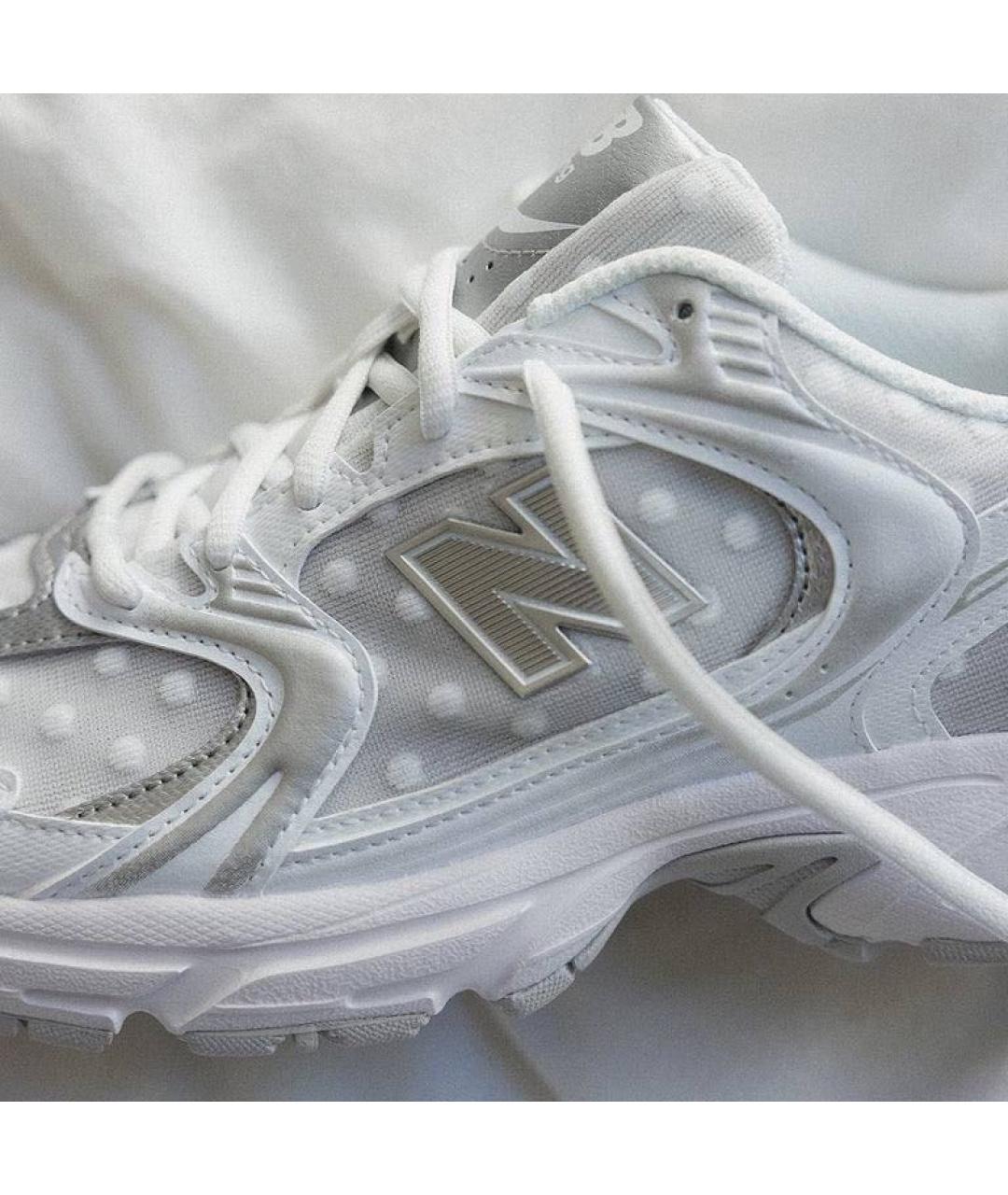 NEW BALANCE Белые текстильные кеды, фото 5