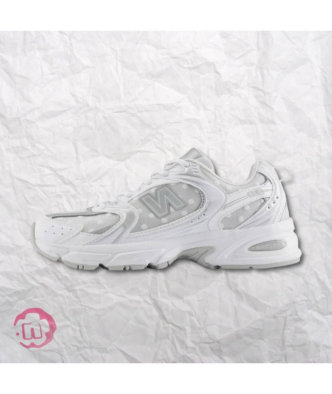 NEW BALANCE Белые текстильные кеды, фото 6