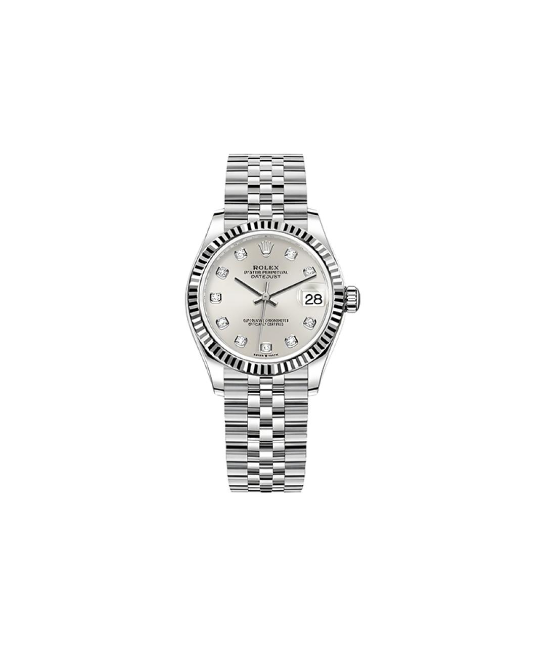 ROLEX Серебряные часы из белого золота, фото 1