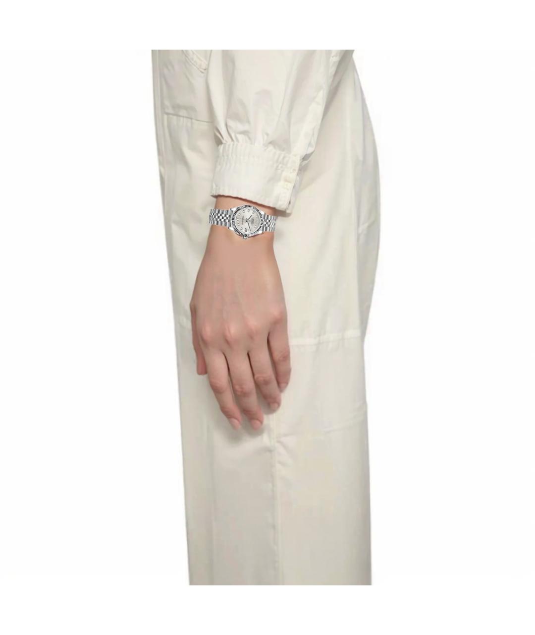 ROLEX Серебряные часы из белого золота, фото 4