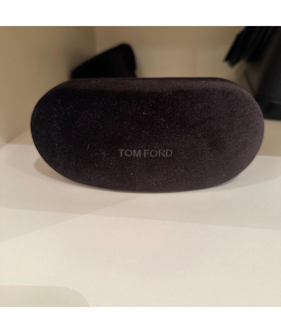 TOM FORD Коричневые пластиковые солнцезащитные очки, фото 4